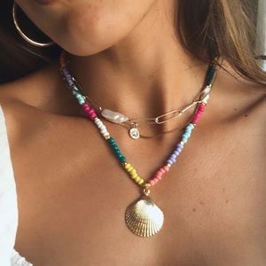 Seashell necklace
